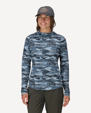 ТермоХуди Simms Women's Bugstopper SolarFlex Hoody (Женский; L; Shroud Selvedge)